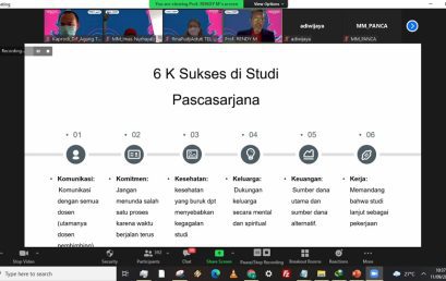 Penyambutan Mahasiswa Pascasarjana Universitas Telkom